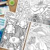 ocean colouring pages for kids, colouring book for kids, ocean colouring book for kids, coloring pages for kids, pdf colouring book for kids, printable colouring pages for kids, mermaid colouring book for kids, gifts for kids,