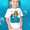 mermaid t-shirt for kids, personalised t-shirt for kids, personalised gifts brisbane, personalised gifts australia, mermaid gifts for kids, hush the moon, lesley smitheringale